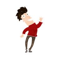 cartoon happy man N455