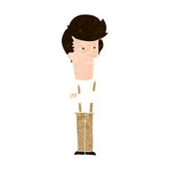 cartoon annoyed man N77