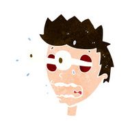 cartoon surprised man with eyes popping out N8