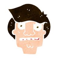 cartoon shocked face N19