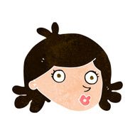 cartoon pretty face N9