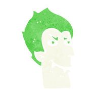 cartoon vampire face N36
