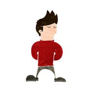 cartoon happy man N458