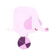 Cartoon Circus Elephant N16