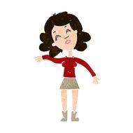 cartoon woman only joking N10