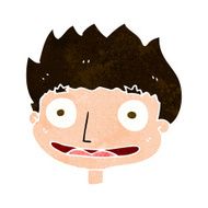 cartoon happy boy N234