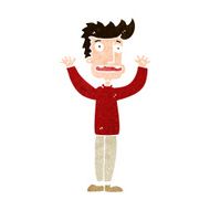 cartoon stressed man N71