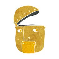 cartoon robot head N73