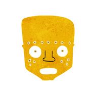 cartoon robot head N74