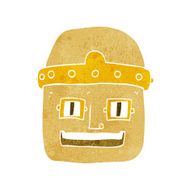 cartoon robot head N75