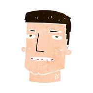 cartoon male head N10