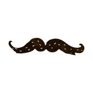 Cartoon Mustache N35