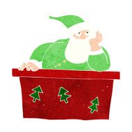 cartoon bored santa claus N10