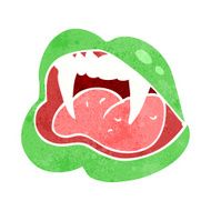 Cartoon Vampire Lips N30