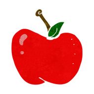 Cartoon Apple N128