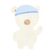 Cartoon Polar Bear Cub N47