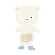 Cartoon Polar Bear Cub N49