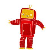 Cartoon Robot N269