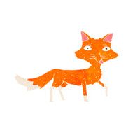 Cartoon little fox N32