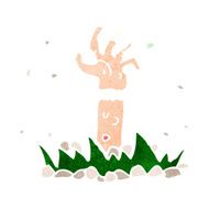 cartoon zombie arm N10