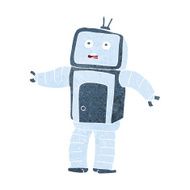 cartoon funny robot N79