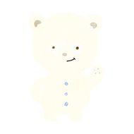 Cartoon Polar Bear Cub N50