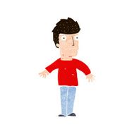 cartoon worried man N100