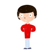 cartoon worried man N101