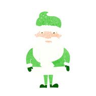 cartoon grumpy santa claus N10