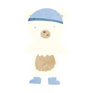 cartoon cute polar bear N41