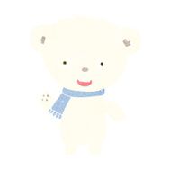 cartoon cute polar bear N42