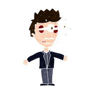 cartoon staring man N30