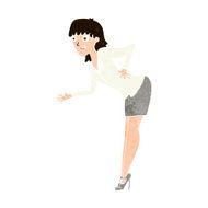 cartoon businesswoman explaining N9