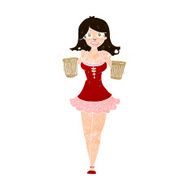 cartoon beer festival girl N8