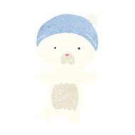cartoon cute polar bear N43