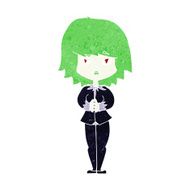 cartoon vampire woman N11