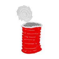 cartoon old tin can N10
