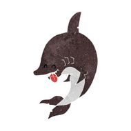 Funny Cartoon Shark N33