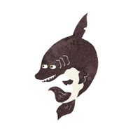 Funny Cartoon Shark N34