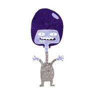 cartoon space alien N68