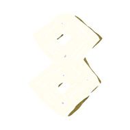 cartoon wooden number N52