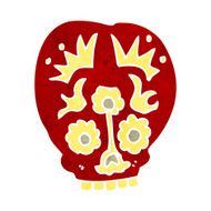 cartoon sugar skull N10