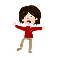 cartoon unhappy person N10