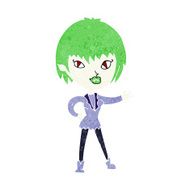 Cartoon Vampire Girl N231