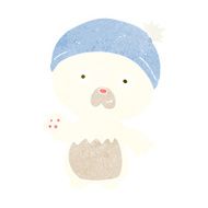 cartoon cute teddy bear in hat N12