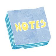 cartoon notes pad N6