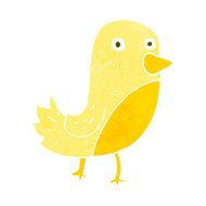 cartoon yellow bird N23