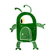 cartoon alien robot N20