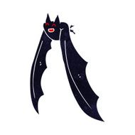 cartoon flying bat N6