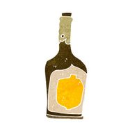 cartoon bottle of rum N10